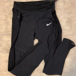 Nike Dri-Fit BlackTraining Joggers with Mesh Sides